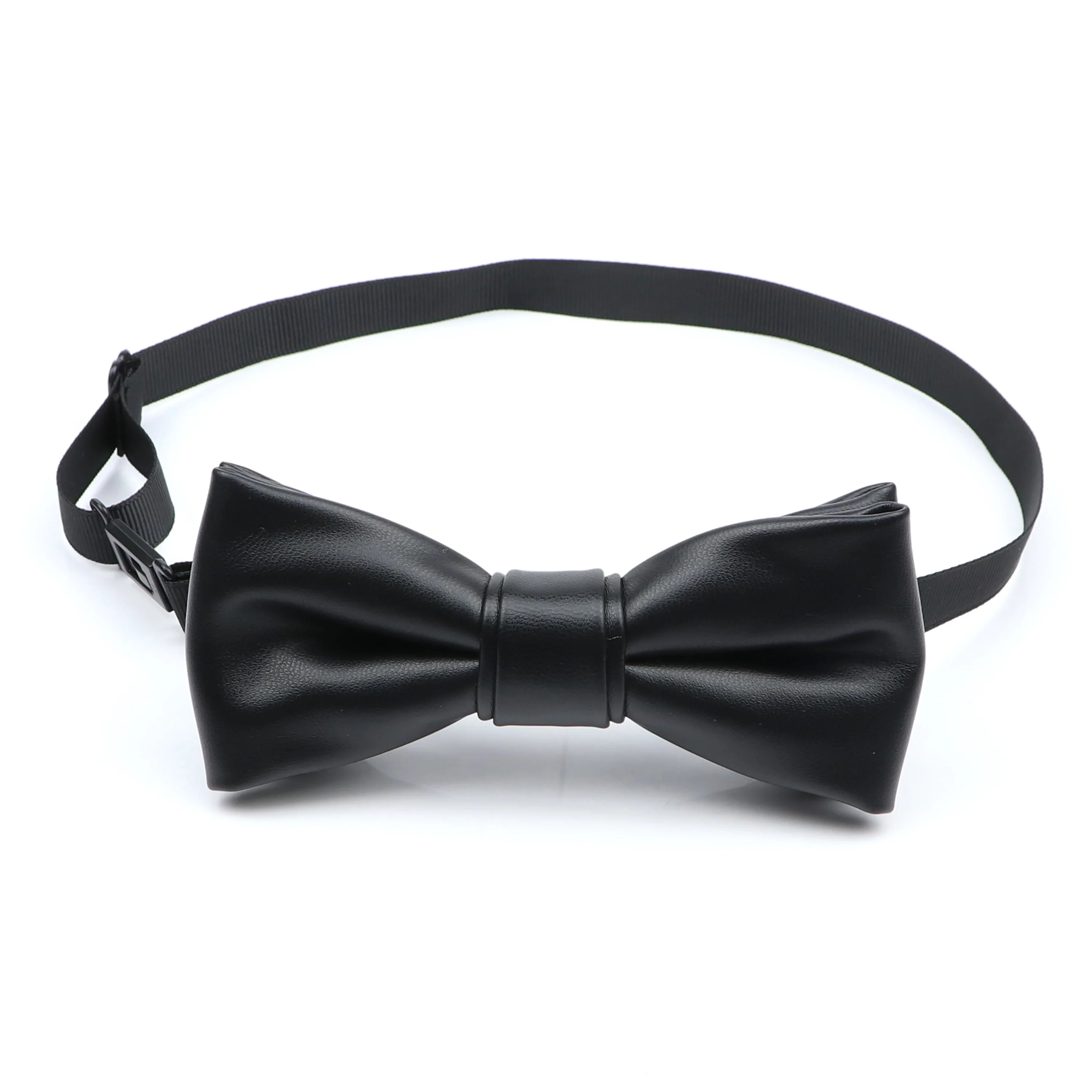 Leather Pop-Color Bow Ties