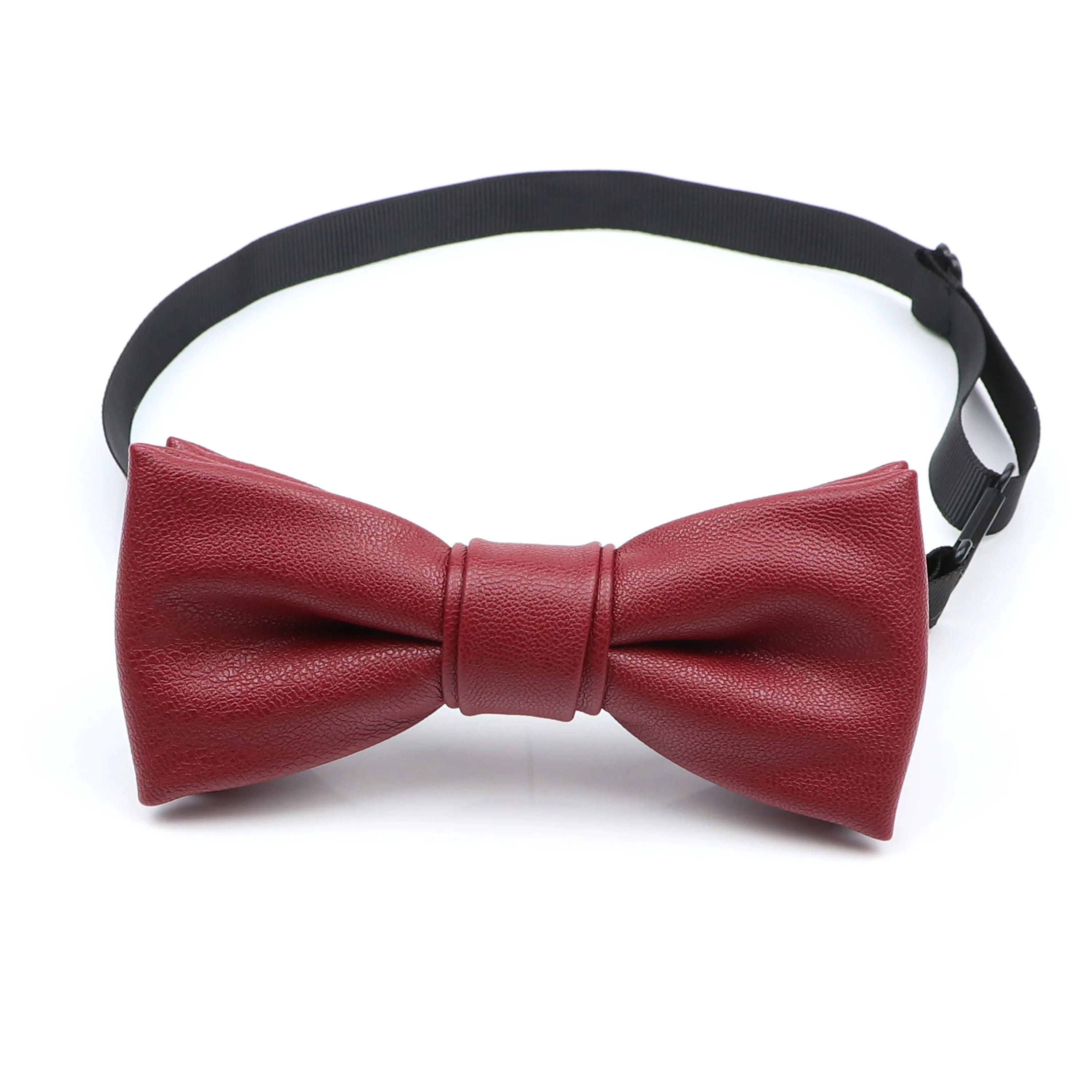Leather Pop-Color Bow Ties